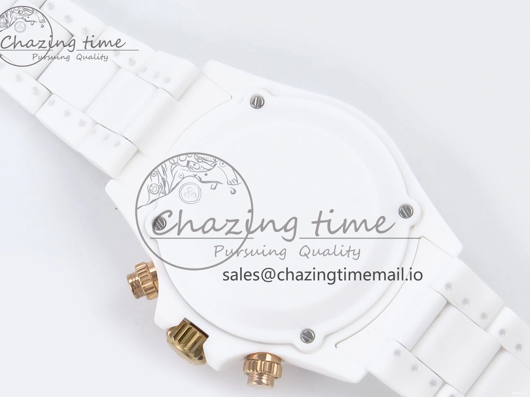 1228 Daytona AET White Ceramic Case and Bracelet Pink Dial N6F Best Edition SA Unisex 1196